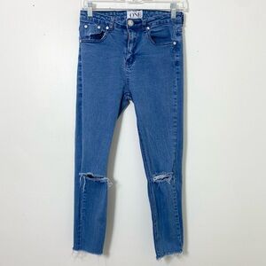 ONE by ONE TEASPOON Dixies High Waist Distressed Jeans Womens 26
